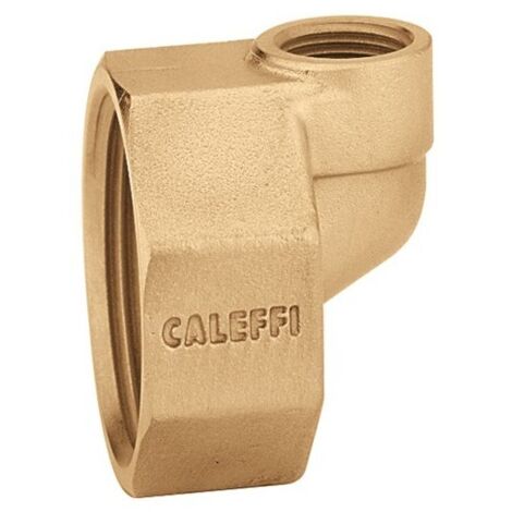 Raccordo con attacco radiale. Attacco 1"F e 3/8"F Caleffi 599563  1"F