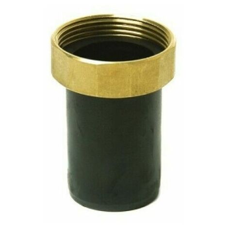 RACCORDO CON DADO GIREVOLE IN OTTONE 1&quot1/4 x Diam. 40