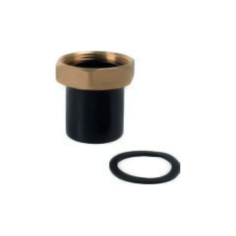Raccordo con dado ottone girevole completo di guarnizione ø40 - 1"1/2 - gamma HDPE VS0700045