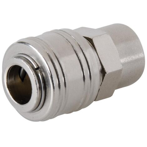 Raccordo con filettatura femmina e attacco rapido Silverline  compressore 43mm