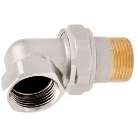 Raccordo curvo 3 pezzi maschio femmina in ottone cromato serie 162 1/2" ITAP