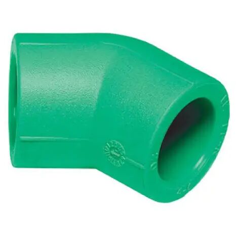 Raccordo curvo 45° in ppr femmina femmina serie tigris green ø63 WAVIN
