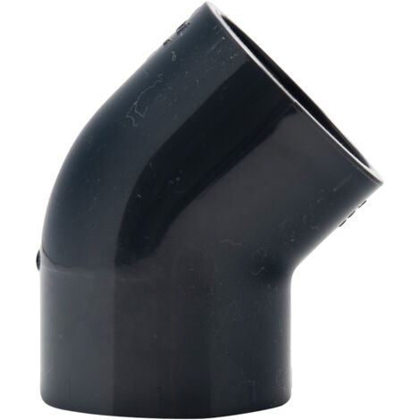 Raccordo curvo 45° PVC pressione F/F Jardibricø50