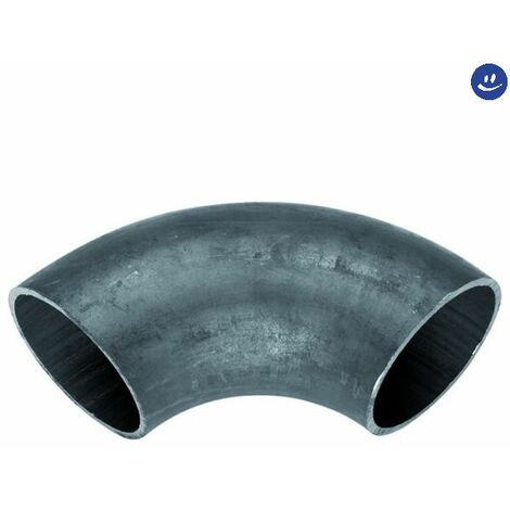 Raccordo curvo 90° a saldare femmina femmina in acciaio nero serie 704 2 mm 60,3 ZELO