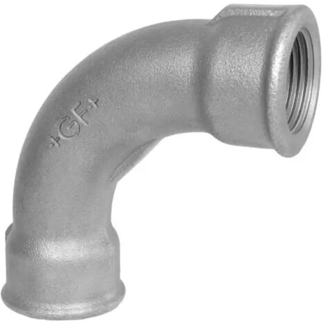 Raccordo curvo 90° femmina femmina in ghisa malleabile zincata 1" GEORG FISCHER