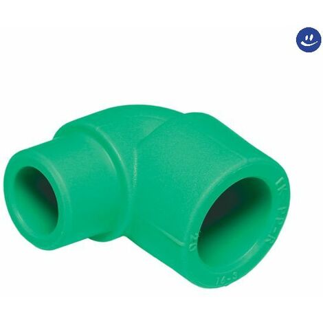 Raccordo curvo 90° in polipropilene maschio femmina serie tigris green ø20 WAVIN
