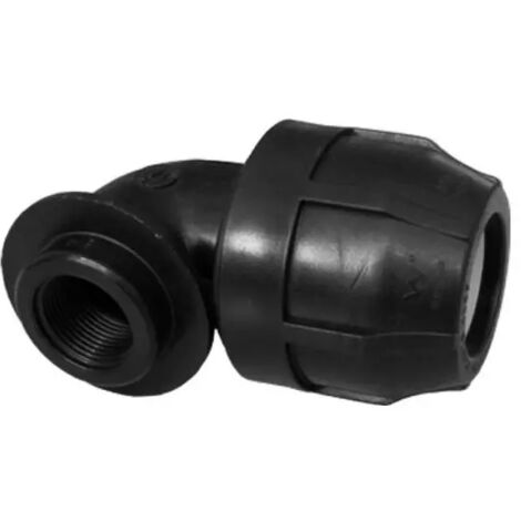Raccordo curvo a compressione femmina femmina in polipropilene serie elopress ø110x4 pn6 NUPI