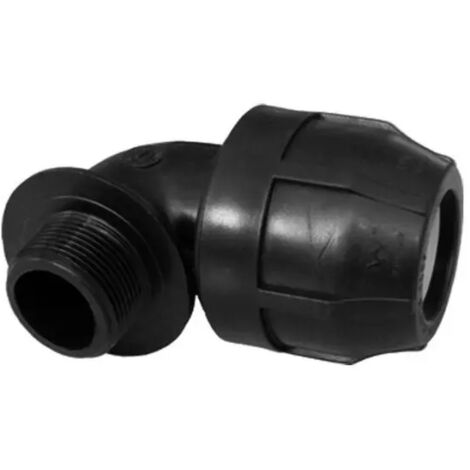 Raccordo curvo a compressione maschio femmina in polipropilene serie elopress ø50x11/2 pn16 NUPI