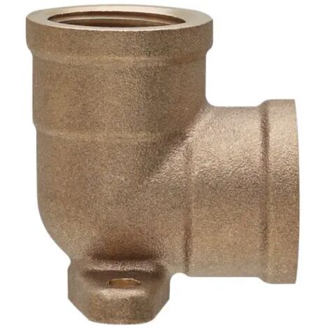 Raccordo curvo a saldare flangiato in bronzo serie rb4472 1/2" ø12 FRABO