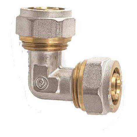 Raccordo curvo a stringere per multistrato : Diametro - 16X16, Spessore - 2MM