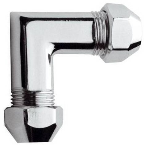 RACCORDO CURVO CON GUARNIZIONE E DADI CONICI 10x10 mm REMER