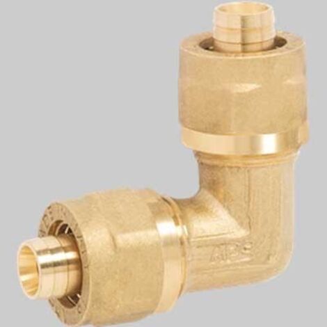 RACCORDO CURVO DOPPIO A STRINGERE APE - 26 x 26