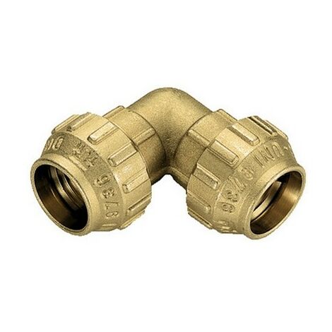 RACCORDO CURVO DOPPIO IN OTTONE TIEMME Misura: Diam. 32