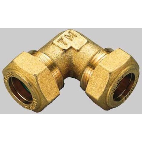 RACCORDO CURVO DOPPIO O-RING GIALLO - 18 x 18