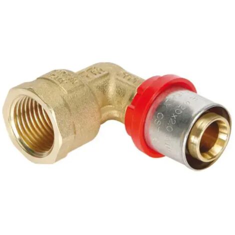 RACCORDO CURVO FEMMINA A PRESSARE TIEMME - 32 x 1"