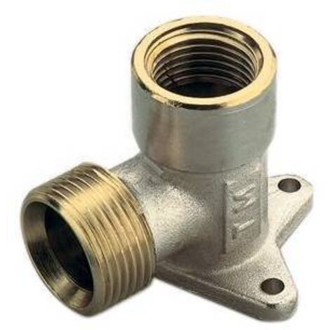 RACCORDO CURVO FEMMINA CON FLANGIA TIEMME G3/4 -3/4 x 18 TIEMM