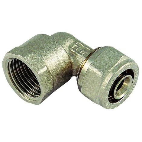 RACCORDO CURVO FEMMINA PER TUBO MULTISTRATO MODELLO AL-COBRAPEX 3/4 ø20 TIEMME RACCORDERIE SPA