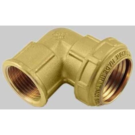 RACCORDO CURVO FEMMINA PN 25 COBRARING - 63 x 2"
