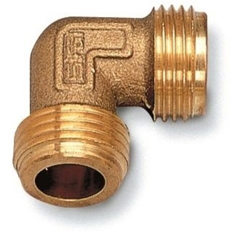 Raccordo curvo in ottone MM 1/2" 655101ON1/2 - -  GIUSEPPE TIRINNANZI - -