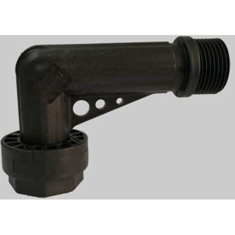 RACCORDO CURVO IN PLASTICA MF C/BOCCHETTONE - 1"