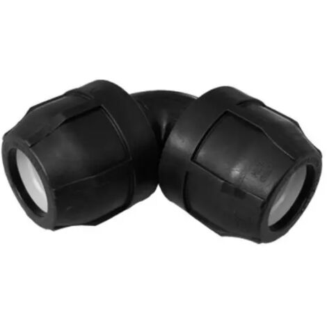 Raccordo curvo intermedio a compressione femmina femmina in polipropilene  serie elopress Ø16 pn16 NUPI