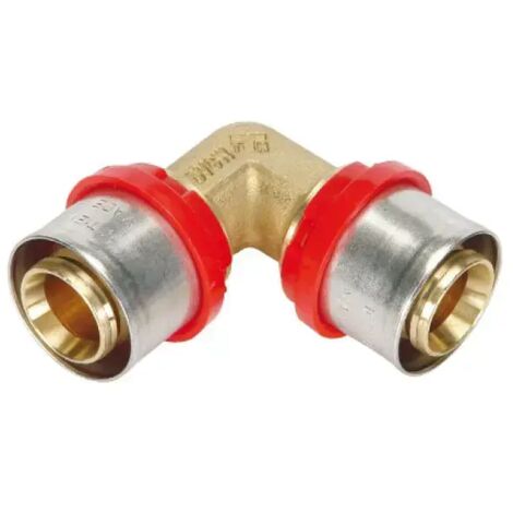 Raccordo curvo intermedio a pressare per tubo multistrato modello cobrapress ø40x3,5 - ø40x3,5 TIEMME