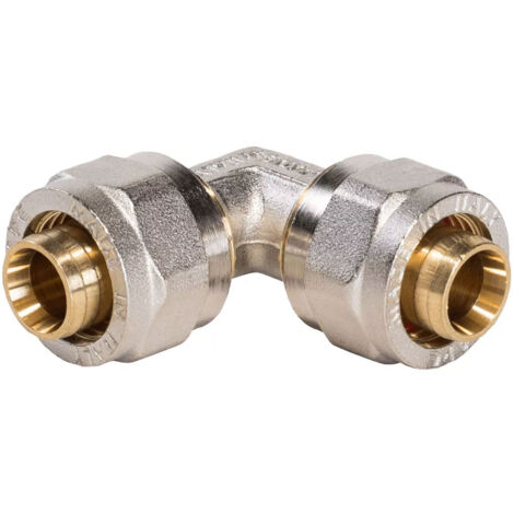 RACCORDO CURVO INTERMEDIO A STRINGERE TRE PEZZI PER TUBO MULTISTRATO MODELLO 751L - Ø16  - APE