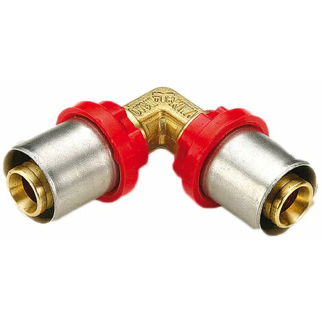 Raccordo curvo intermedio per tubo multistrato a pressare modello al-cobrapex Ø63 TIEMME