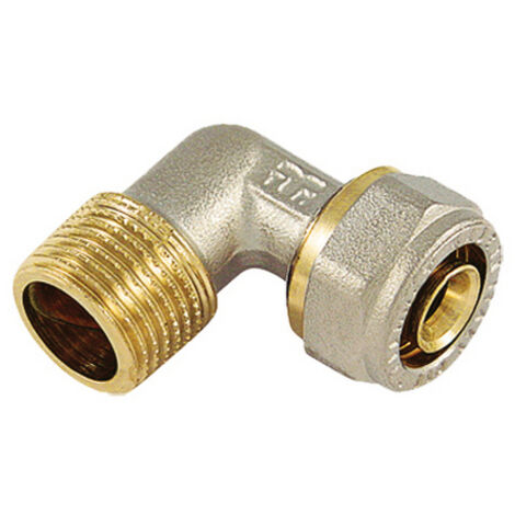 RACCORDO CURVO MASCHIO SERIE INS PER MULTISTRATO- 1/2 x 20- TIEMM- pezzi 1