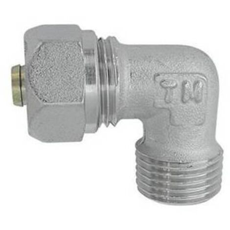 RACCORDO CURVO MASCHIO TIEMME PER MULTISTRATO 3/4 x 16
