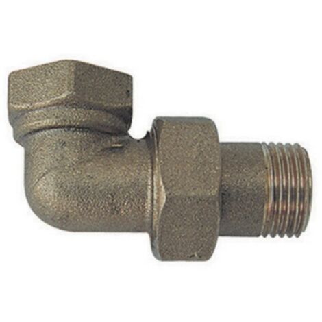 RACCORDO CURVO  MF 3 PEZZI  OTTONE GIALLO 2 TIEMME