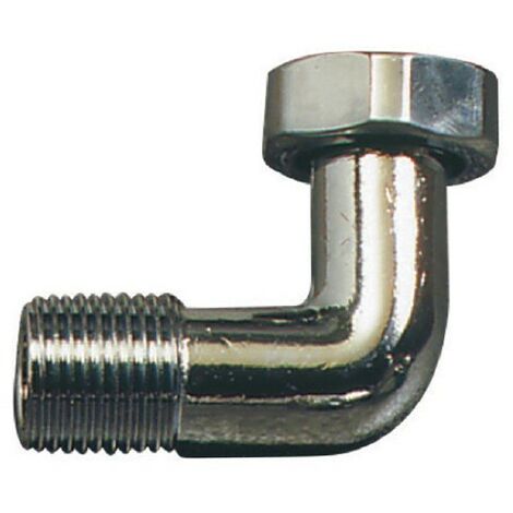Raccordo curvo mf con calotta girevole 1/2"