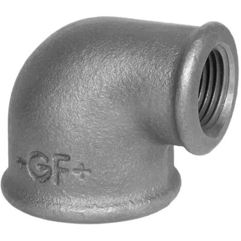 Raccordo curvo ridotto femmina femmina in ghisa malleabile zincata 1/2"x3/8" GEORG FISCHER
