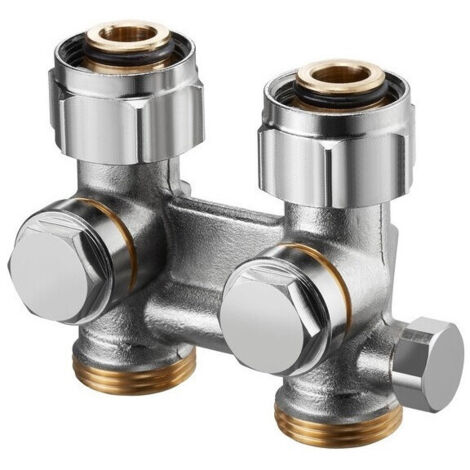 Raccordo di chiusura OV ZBU Multiflex F 3/4Z ÜMx3/4Z AG nichelato
