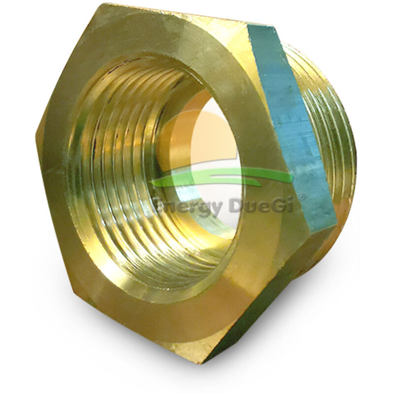 Raccordo di riduzione maschio/femmina con battuta piana 1' m x 3/4' f