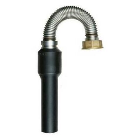 RACCORDO DI TRANSIZIONE PE-TUBO FLESSIBILE INOX - PLASS