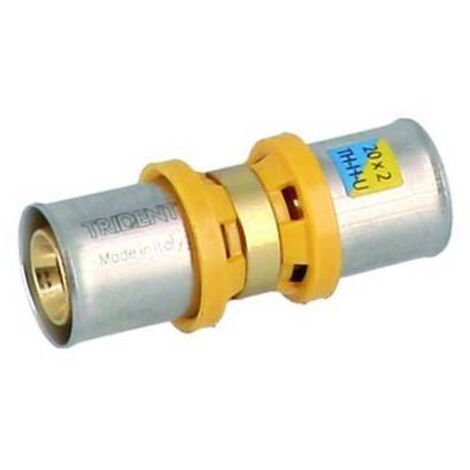 RACCORDO DIRITTO DOPPIO Diam. 16 GF