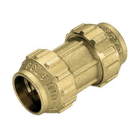 RACCORDO DIRITTO DOPPIO IN OTTONE TIEMME Misura: Diam. 50