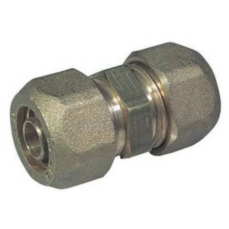 RACCORDO DIRITTO DOPPIO PER TUBO COBRA-PEX 18 TIEMM