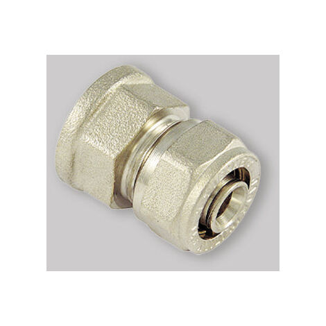 Raccordo Diritto Femmina A Compressione Per Tubo Multistrato Tm 1" X Ø32 (3,0) Mm