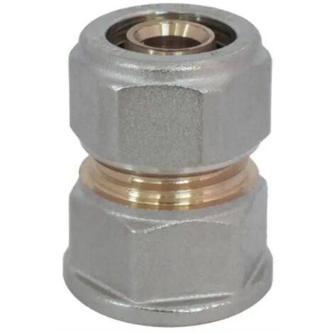 Raccordo diritto femmina a stringere per tubo multistrato serie 7250 1/2 Ø20 RINALDI E PETTINAROLI
