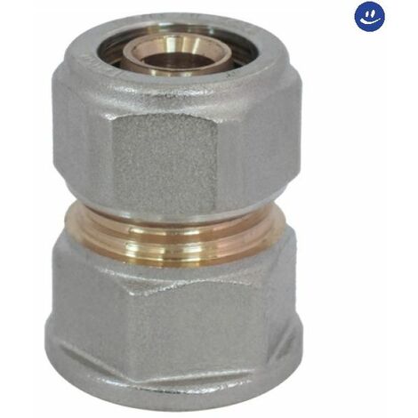 Raccordo diritto femmina a stringere per tubo multistrato serie 7250 3/4 ø26 RINALDI E PETTINAROLI