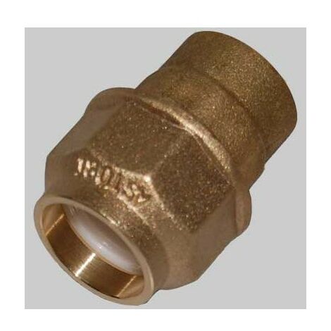 RACCORDO DIRITTO FEMMINA ANELLO RESINA 32 x 1