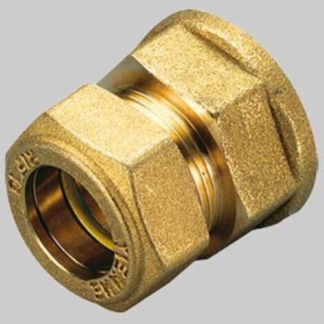 RACCORDO DIRITTO FEMMINA CON O-RING GIALLO - 18 x 3/4