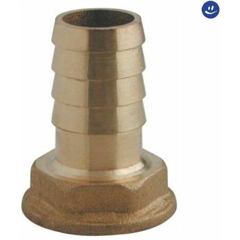 Raccordo diritto femmina portagomma in ottone giallo per pompa serie 1000 ø15x1/2 RINALDI E PETTINAROLI