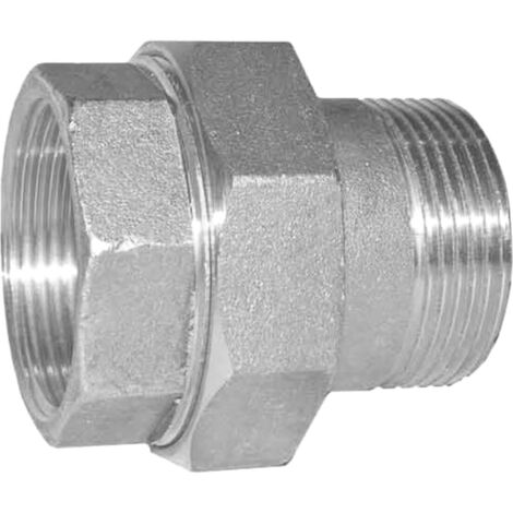 Raccordo diritto Idmar in ottone nichelato 3/4" DN20