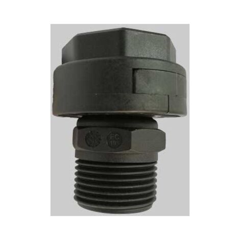 RACCORDO DIRITTO IN PLASTICA MF C/BOCCHETTONE  11/4     ITALTECNICA