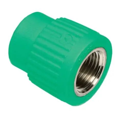 Raccordo diritto in ppr filettato femmina serie tigris green Ø75 x 21/2" WAVIN