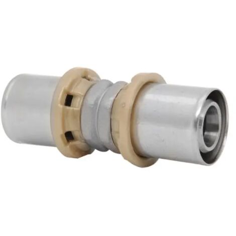Raccordo diritto intermedio a pressare per tubo multistrato modello 400 sempiter Ø16x2 ICMA