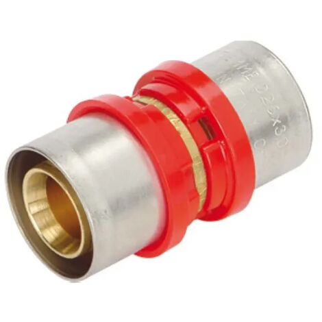 Raccordo diritto intermedio a pressare per tubo multistrato modello cobrapress Ø40x3,5 TIEMME